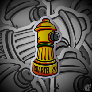 STICKER CON BARNIZ SECTORIZADO "GRIFO"